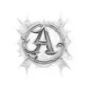 curry logo tattoo design idea