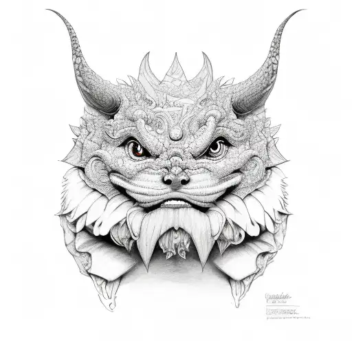 chupacabra  tattoo design idea