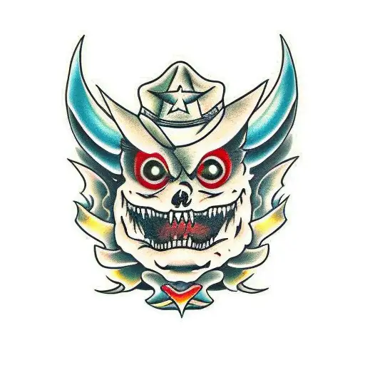 chupacabra  tattoo design idea