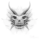 chupacabra  tattoo design idea