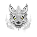 chupacabra  tattoo design idea