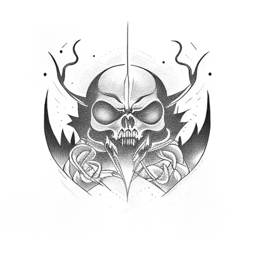 text "don't let this darkness fool you" tattoo design idea