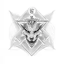 freemason tattoo design idea