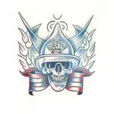 firea and 1111 tattoo design idea