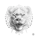 simba and Nala  tattoo design idea