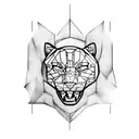 Panther tattoo design idea