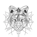 Panther tattoo design idea