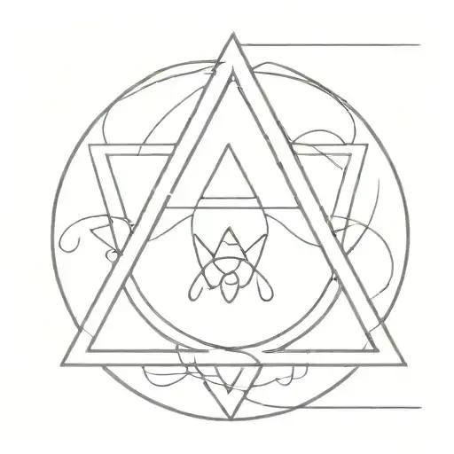 Symbole alpha omega logo tattoo design idea