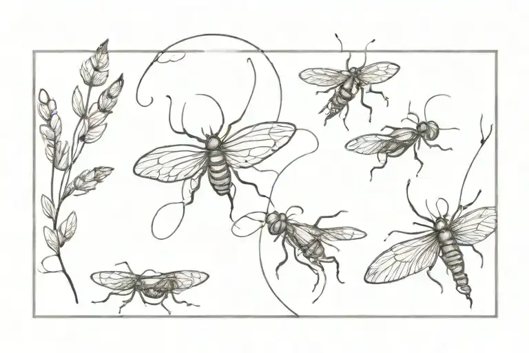 write "I went from roaches on my bump to red brooches on the cuff" in fineline tattoo design idea