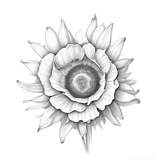 Virginia Wildflowers fine lines no shading  tattoo design idea