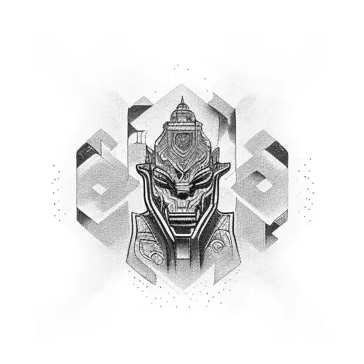 inception totem with 'Canon Event' written at the bottom  tattoo design idea