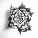Flores tattoo design idea