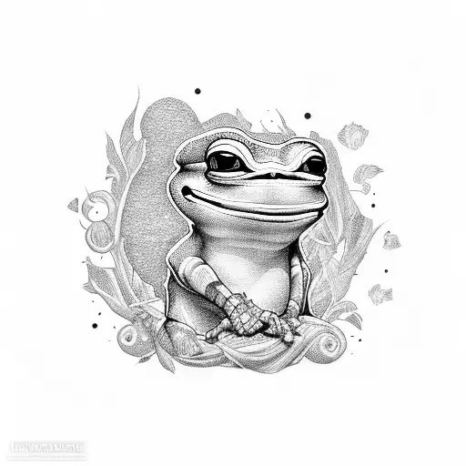 pepe the frog  tattoo design idea