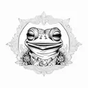 pepe the frog  tattoo design idea