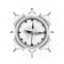 Clock with text 'this too shall pass' tattoo design idea