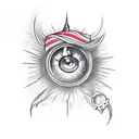 The Eye of Sauron tattoo design idea