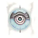 The Eye of Sauron tattoo design idea