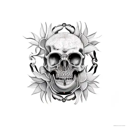 baroque tattoo design idea
