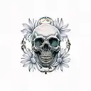 baroque tattoo design idea