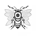 bumble bee tattoo design idea