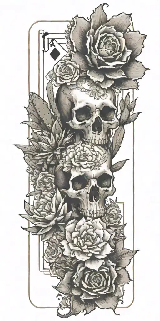 western, playing cards, wild flowers , western jewelry, cactus, Kentucky, quilt patches, cactus, cow skull, pasture tattoo design idea