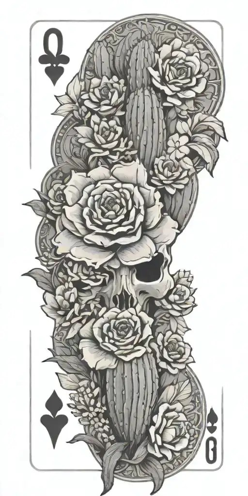 western, playing cards, wild flowers , western jewelry, cactus, Kentucky, quilt patches, cactus, cow skull,  tattoo design idea