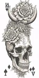 western, cow skull, playing cards, wild flowers , western jewelry, cactus, Kentucky, quilt patches, cactus tattoo design idea