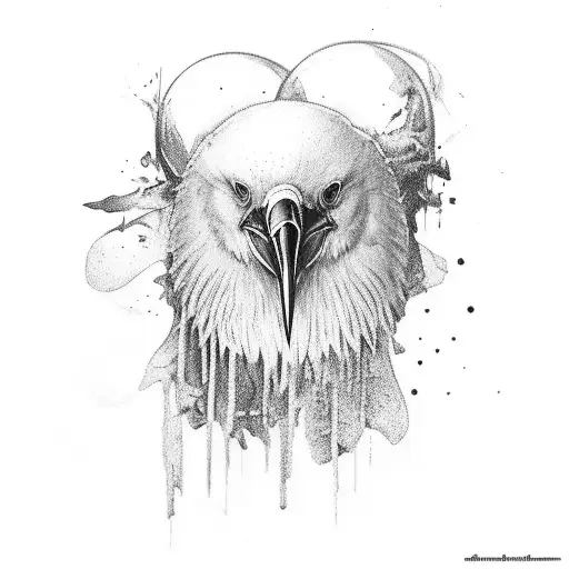 odins crows tattoo design idea