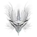 odins crows tattoo design idea