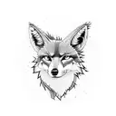 road runer and coyote tattoo design idea