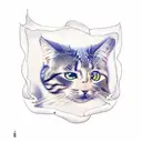Existential Cat tattoo design idea