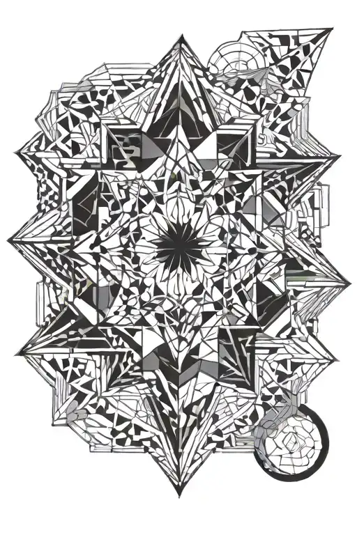 november 13 1996 geometry patterns tattoo design idea