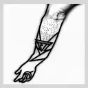anime flash art tattoo design idea