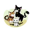 Warrior Cat with Sage of Six Paths tattoo design idea