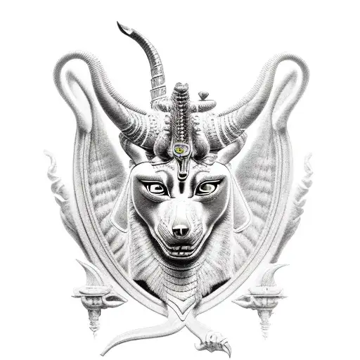 Anubis, Medusa, Ares, hades, gladiators tattoo design idea