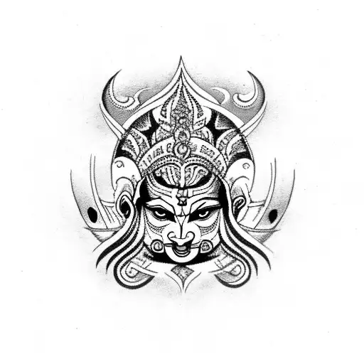 Maha Kali  tattoo design idea