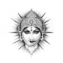 Maha Kali  tattoo design idea
