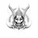 Maha Kali  tattoo design idea
