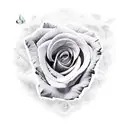 roses and clouds arm tatoo tattoo design idea