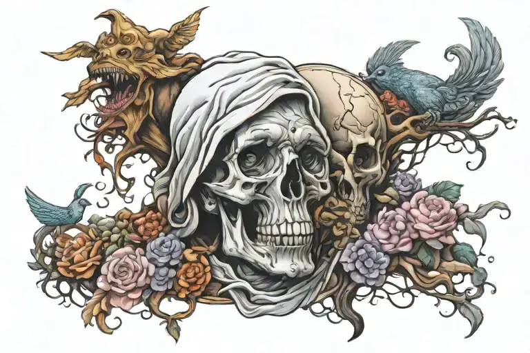 Lord protect me from my friends I can take care of my enemies tattoo design idea