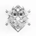 Gemini  tattoo design idea