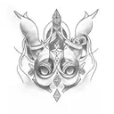 Gemini  tattoo design idea