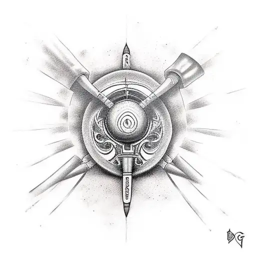 berimbau Gunga Capoeira  tattoo design idea