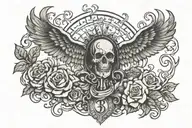 Psalm 23 tattoo design idea