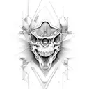 Atheism tattoo design idea