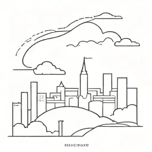 Cities. San Salvador El Salvador, Santiago Chile, Toulouse France tattoo design idea