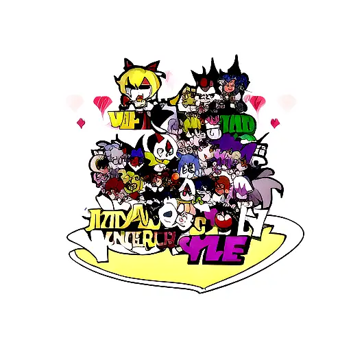 Mix of the following characters: Albator Alice wonderland Animaniacs Batman, joker & harley quin Bowser Buzz l’eclair Ca tattoo design idea