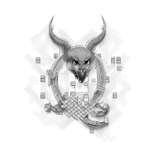 crossword tattoo design idea