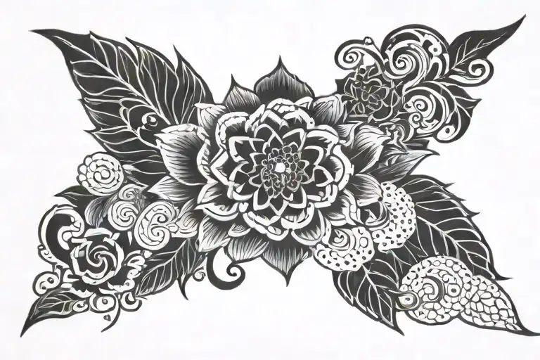Manisha tattoo design idea
