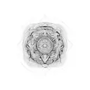 Mandala trip tattoo design idea